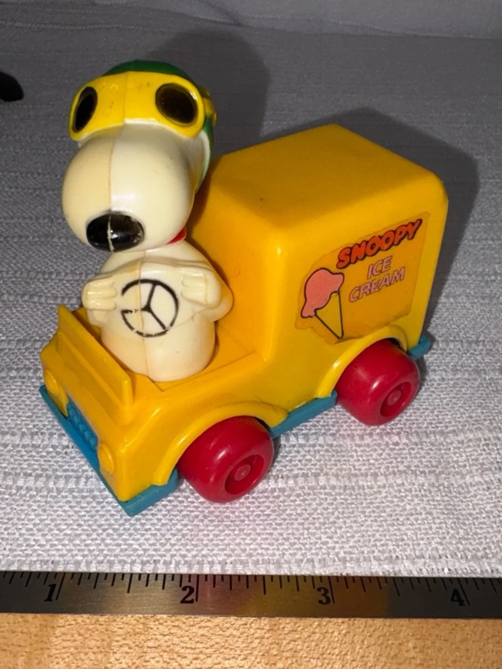 Rare vintage Snoopy, ice cream truck World War I flying ace